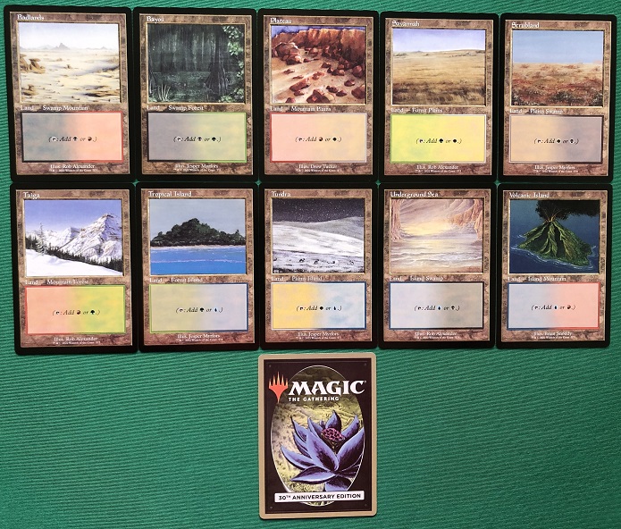 Dual Land 30A Retro Frame (Totali 10 carte) 30th Anniversary Edition - Retro Frame
